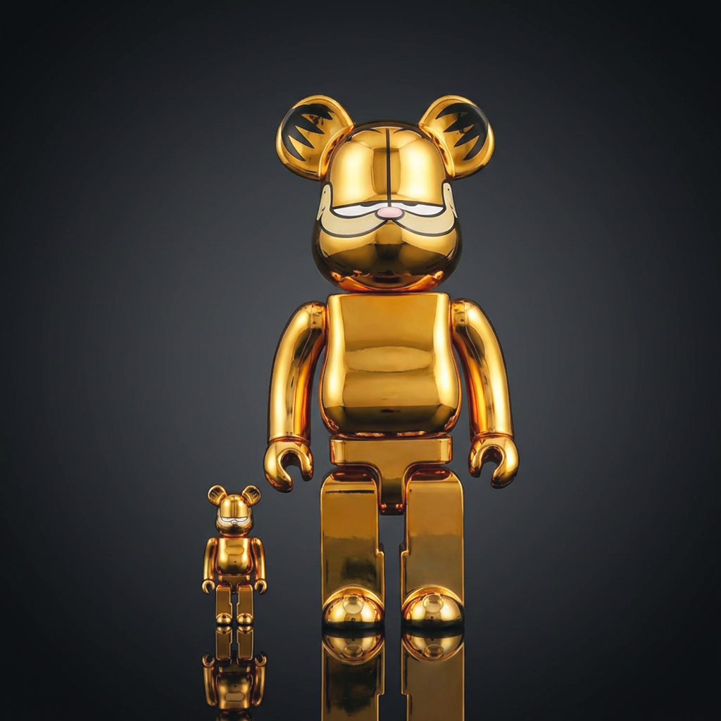 BE@RBRICK GARFIELD GOLD CHROME 100%&400% $_12.JPG?set_id=880000500F