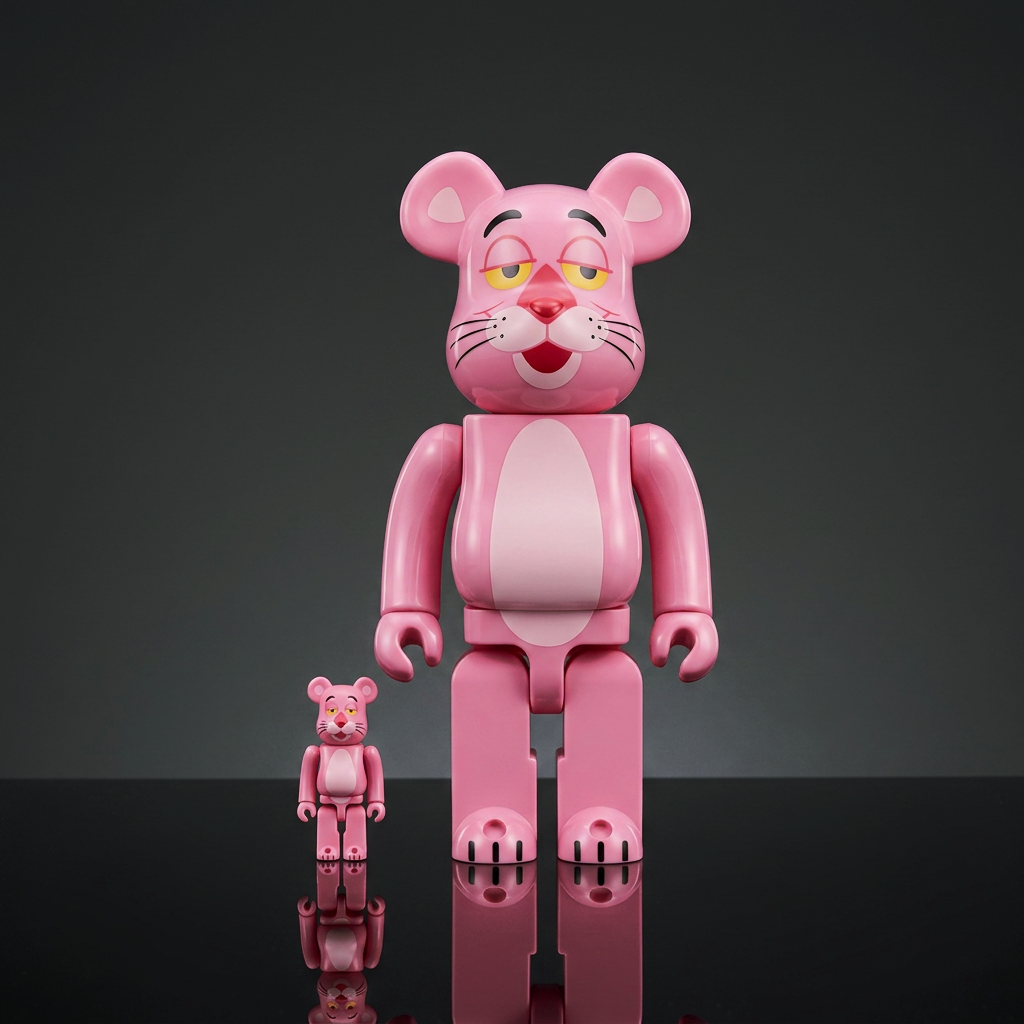 BE@RBRICK Pink Panther 100% & 400% Set | Sneakerbørsen